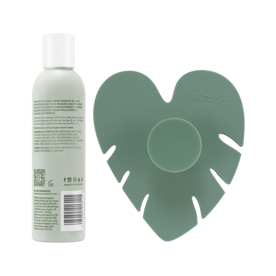 Makeup Brush Cleansing Pad + Deep Clean Shampoo Bundle